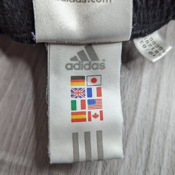 Adidas Black & White Cropped Athletic Pants Size Small - Picture 7 of 12